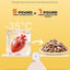 Corazones de pollo deshidratados para gatos y perros 3.54oz