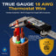 Cable termostato HVAC 18 AWG 5 conductores OFC cobre sólido