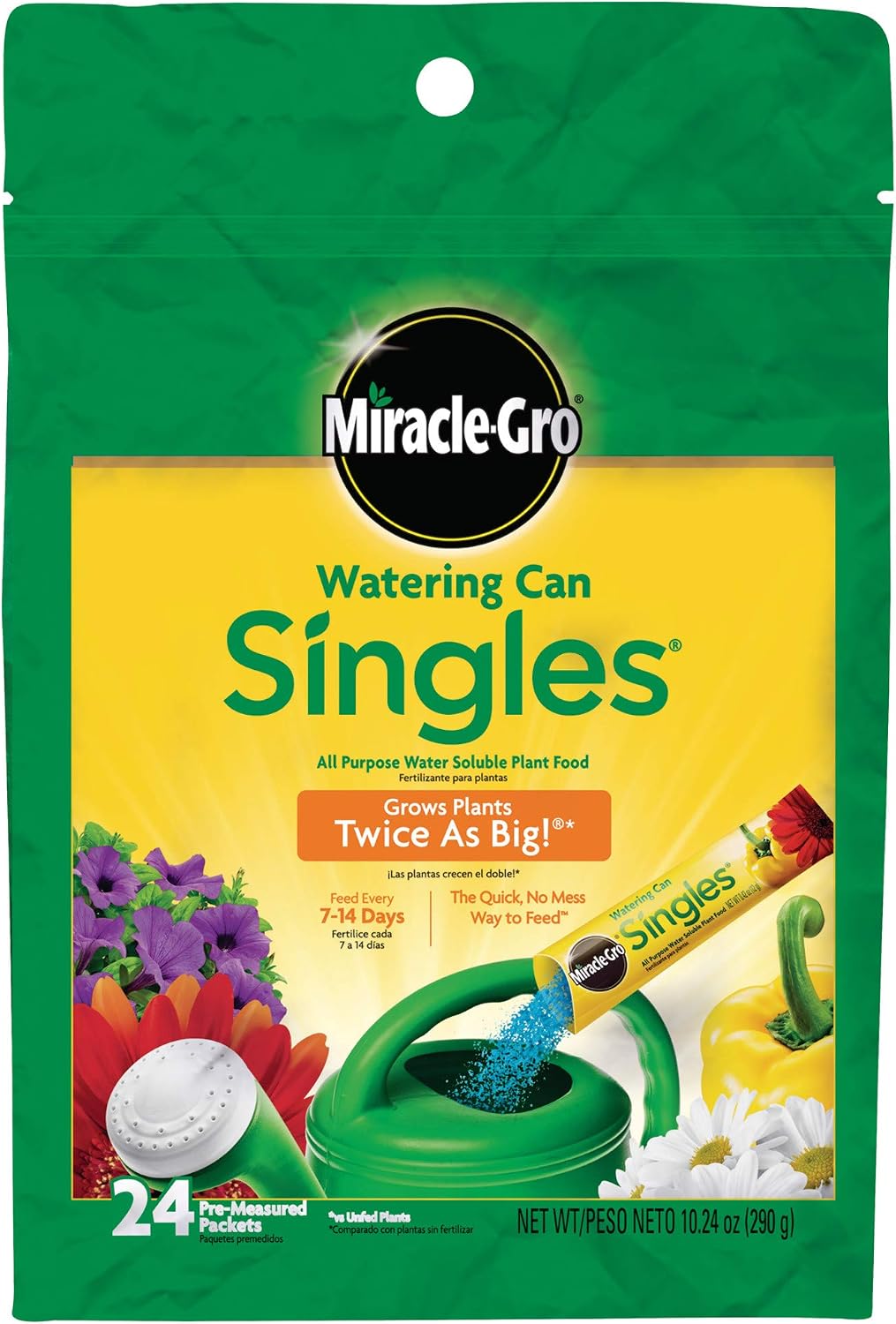 Regadera alimento vegetal soluble 24 paquetes