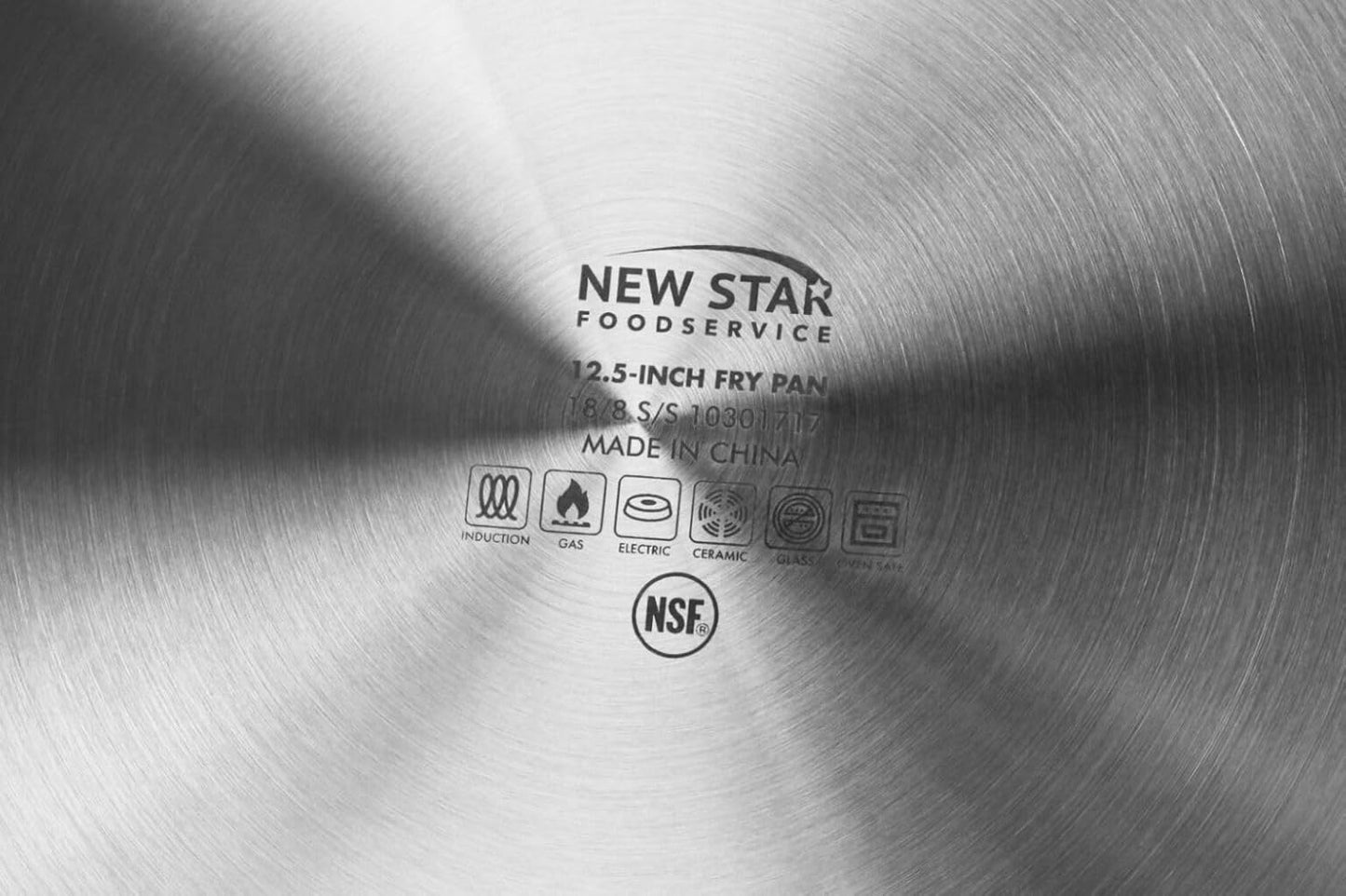 Sartén Acero Inox 12.5pulg Profundidad 2pulg