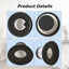 10 Filtros Vacío Comp Aspiradora Pato Negro Lavables