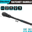 Trinquete cabeza flexible 3/8" 90dientes acero inox