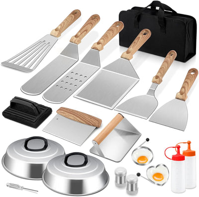 Kit 19 Pzas Accesorios Plancha Barbacoa Acampar