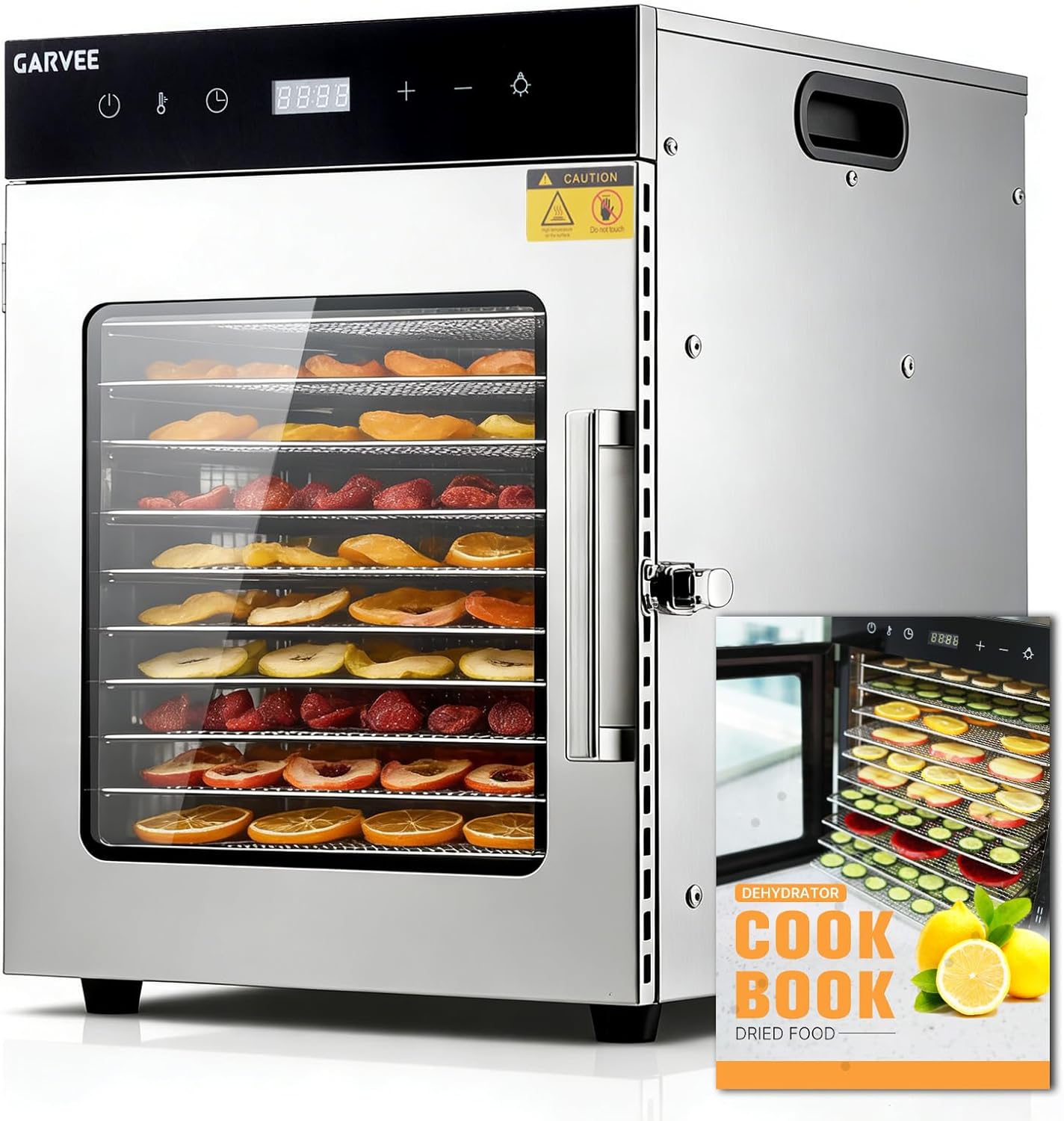 Deshidratador alimentos 10 bandejas acero inox temp ajustable