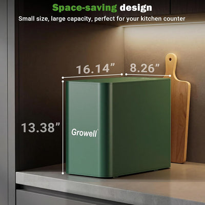 Compostador eléctrico 3.2L sin olor para cocina con pantalla