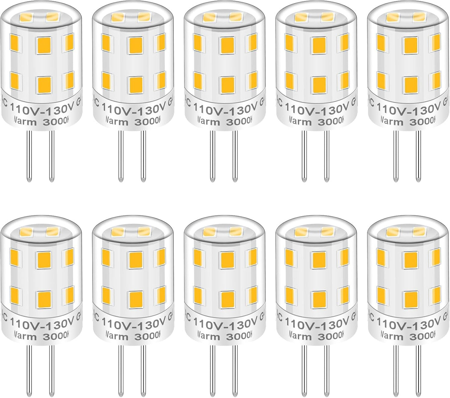 Bombilla LED G4 regulable 110-130V blanco cálido