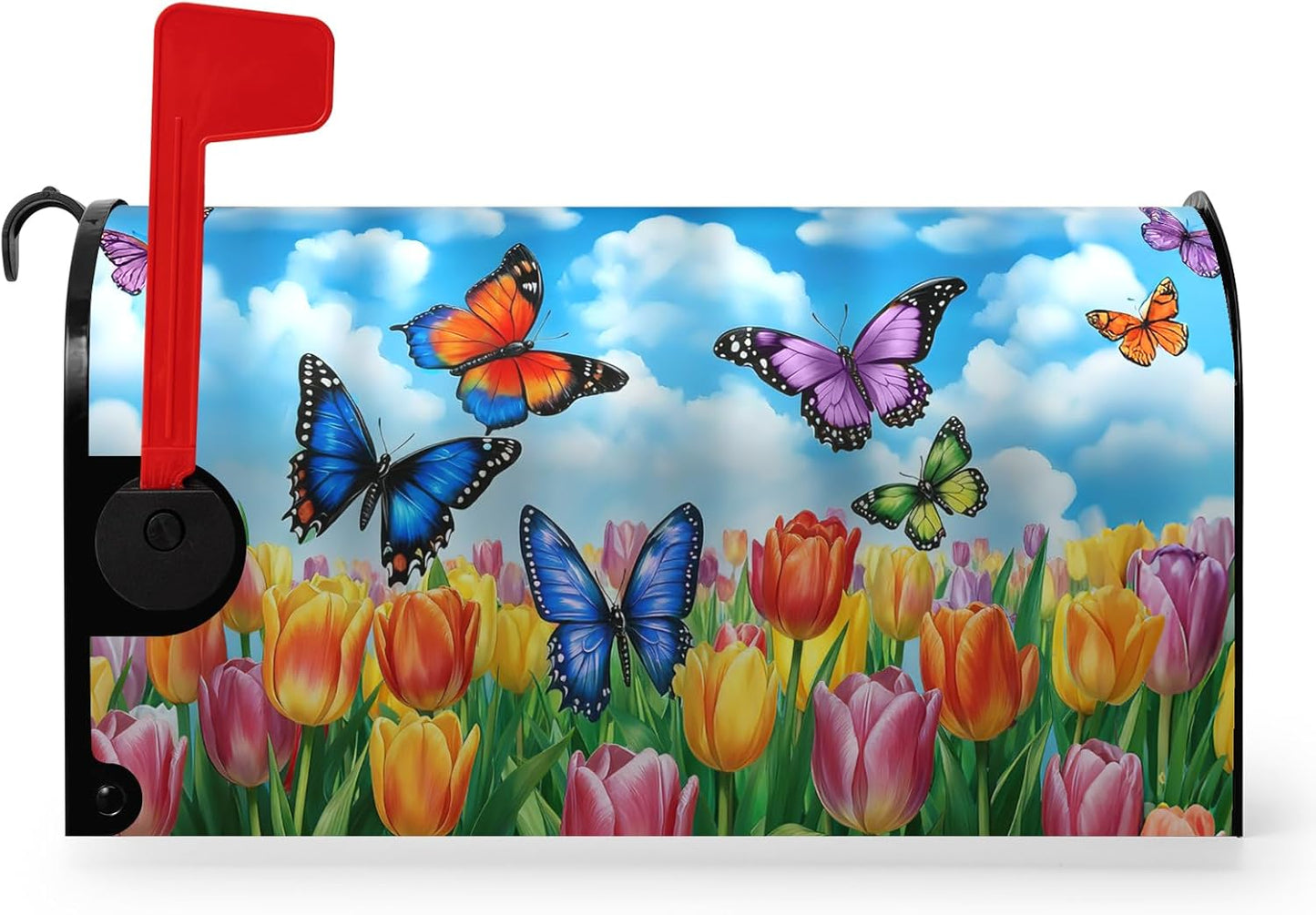 Funda magnética tulipanes 21x18pulg jardín