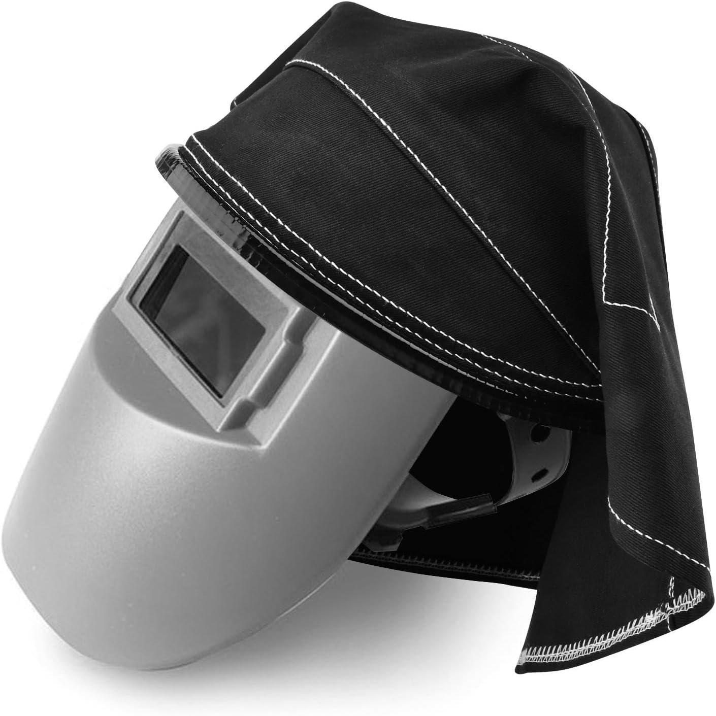 Funda casco soldadura algodón cubierta extendida ajuste a presión