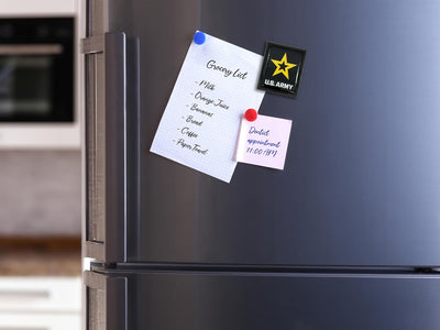 Imán grande para refrigerador con licencia del ejército estadounidense