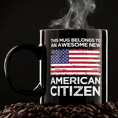 Taza regalo para nuevo ciudadano estadounidense