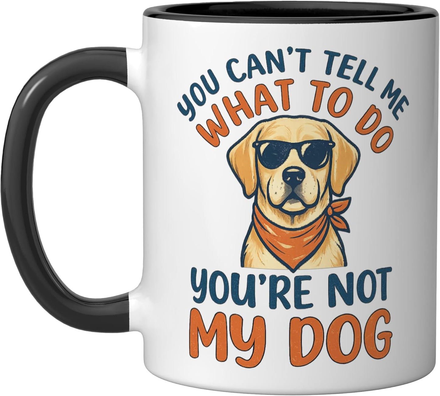 Taza cerámica Labrador - No me digas qué hacer, no eres mi perro