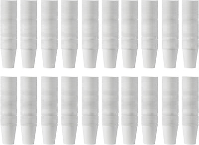 Taza papel capa simple 12oz blanca 90mm 1000uds certificada FSC