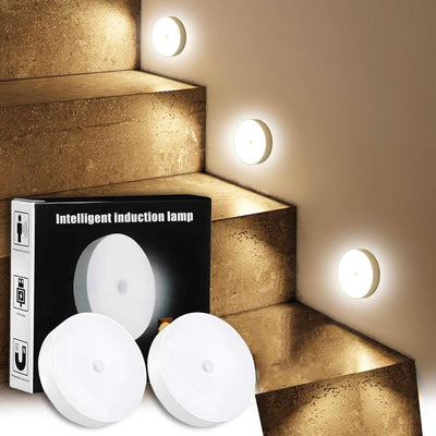 Luz Nocturna Sensor LED Blanco Cálido Pack 2