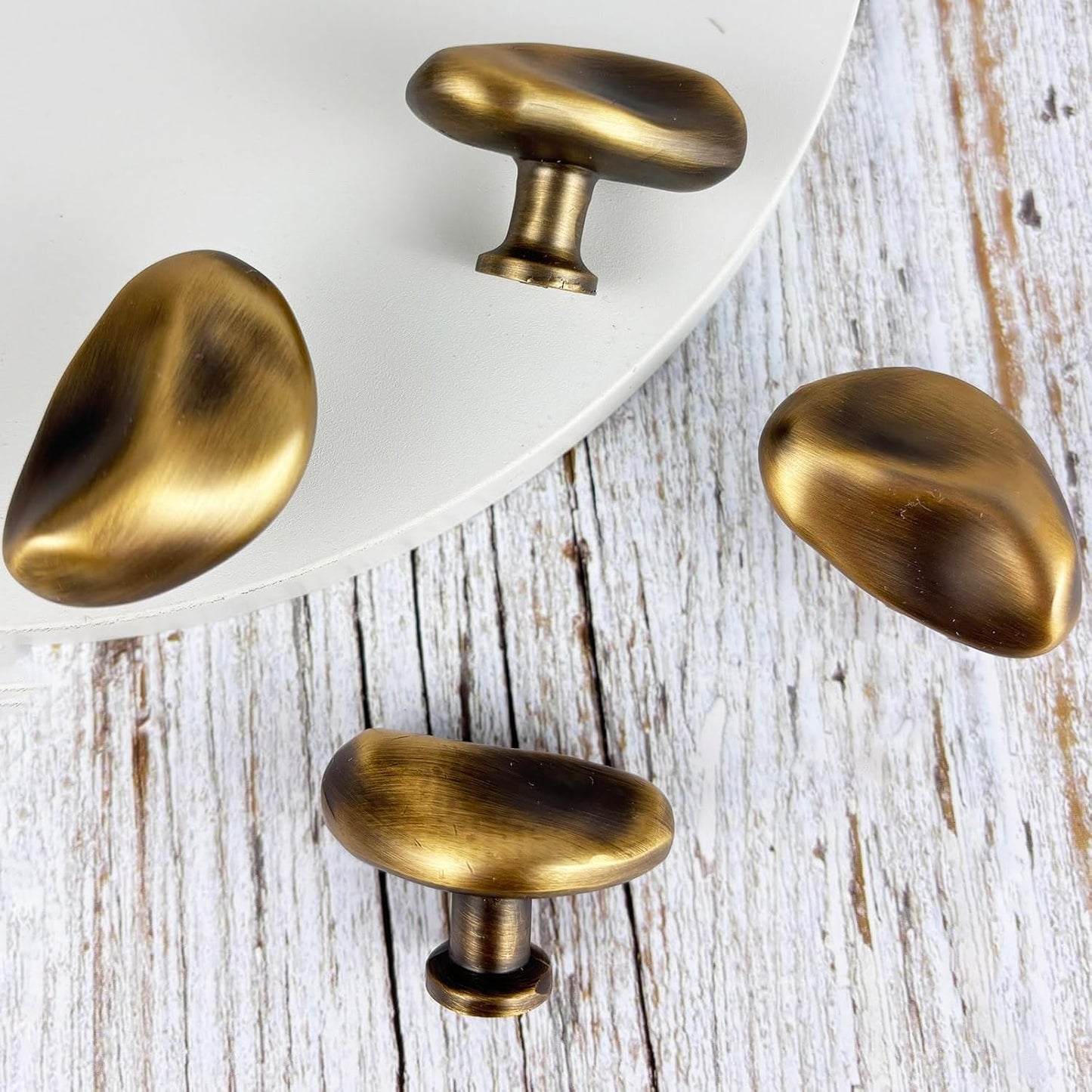 Pack 4 Pomos Bronce para Gabinete