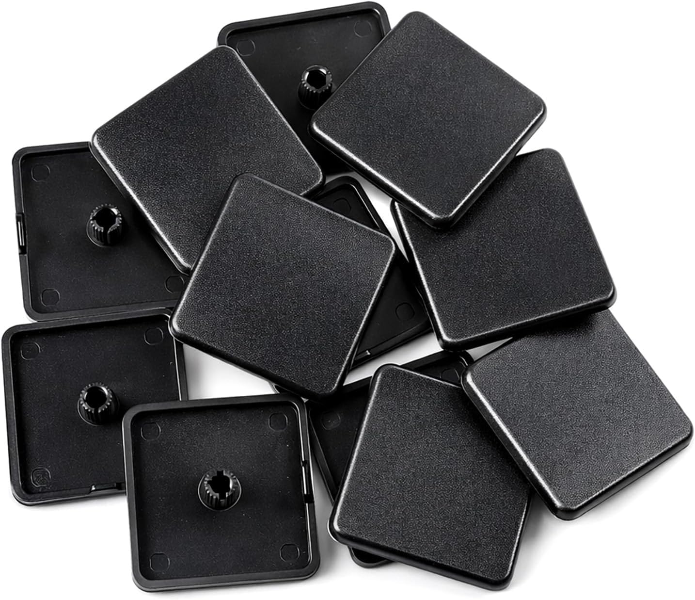 12 Pzas Tapón Aluminio Perfil 4040 Negro