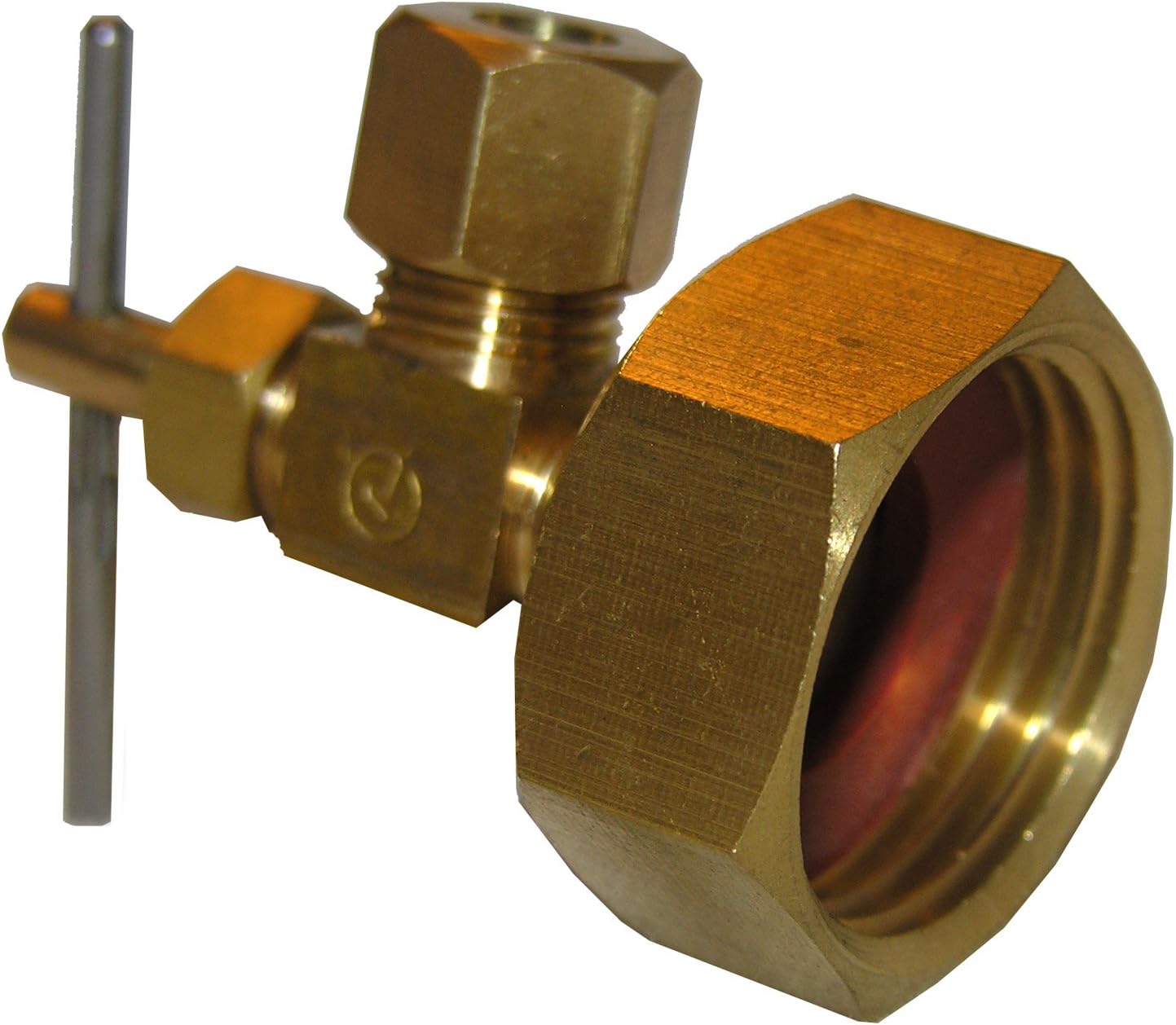 Adaptador manguera jardín 3/4 rosca hembra 1/4pulg latón