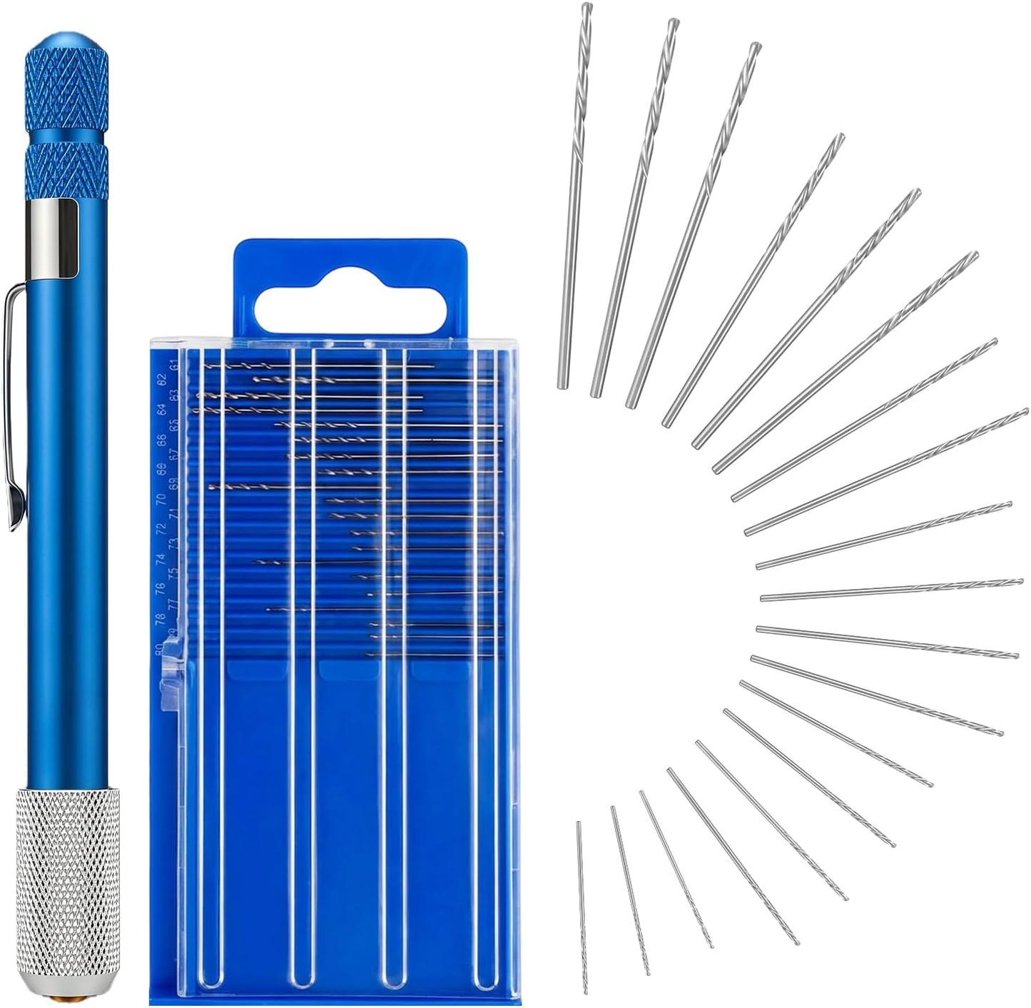 Set 21 brocas micro para joyas madera resina