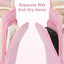 Neceser colgante rosa para maquillaje y viaje