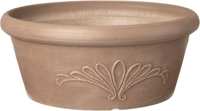 Bandeja bulbos plástico/madera 10" para suculentas y hierbas