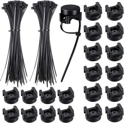 Soportes magnéticos para bridas de cable 200 piezas