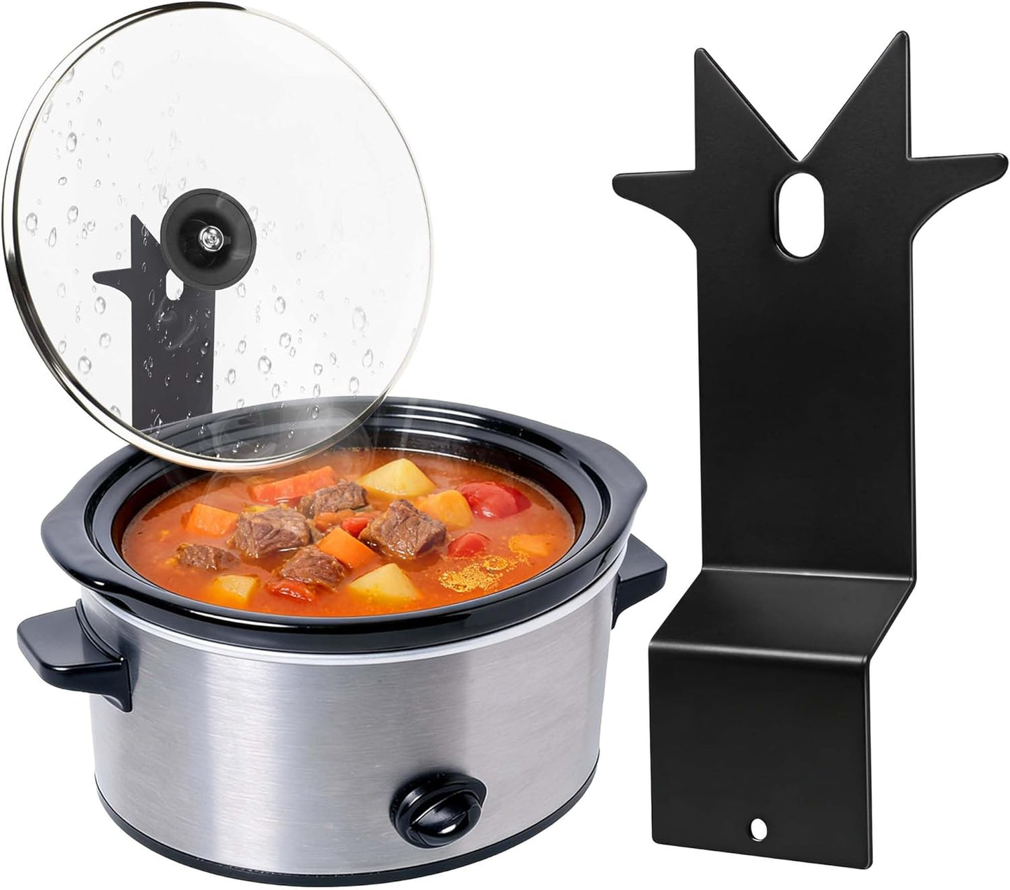 Soporte tapa olla lenta con atrapador condensación