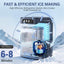 Máquina de hielo de pellets 33 lb/24h con tanque 4.5 L