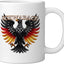 Taza cerámica Schwabach Alemania souvenir blanco