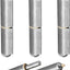 Bisagras barril 4pulg acero carbono alta resistencia