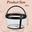 2 Filtros Café Reutilizables 4-6 Tazas Malla Nailon Asa