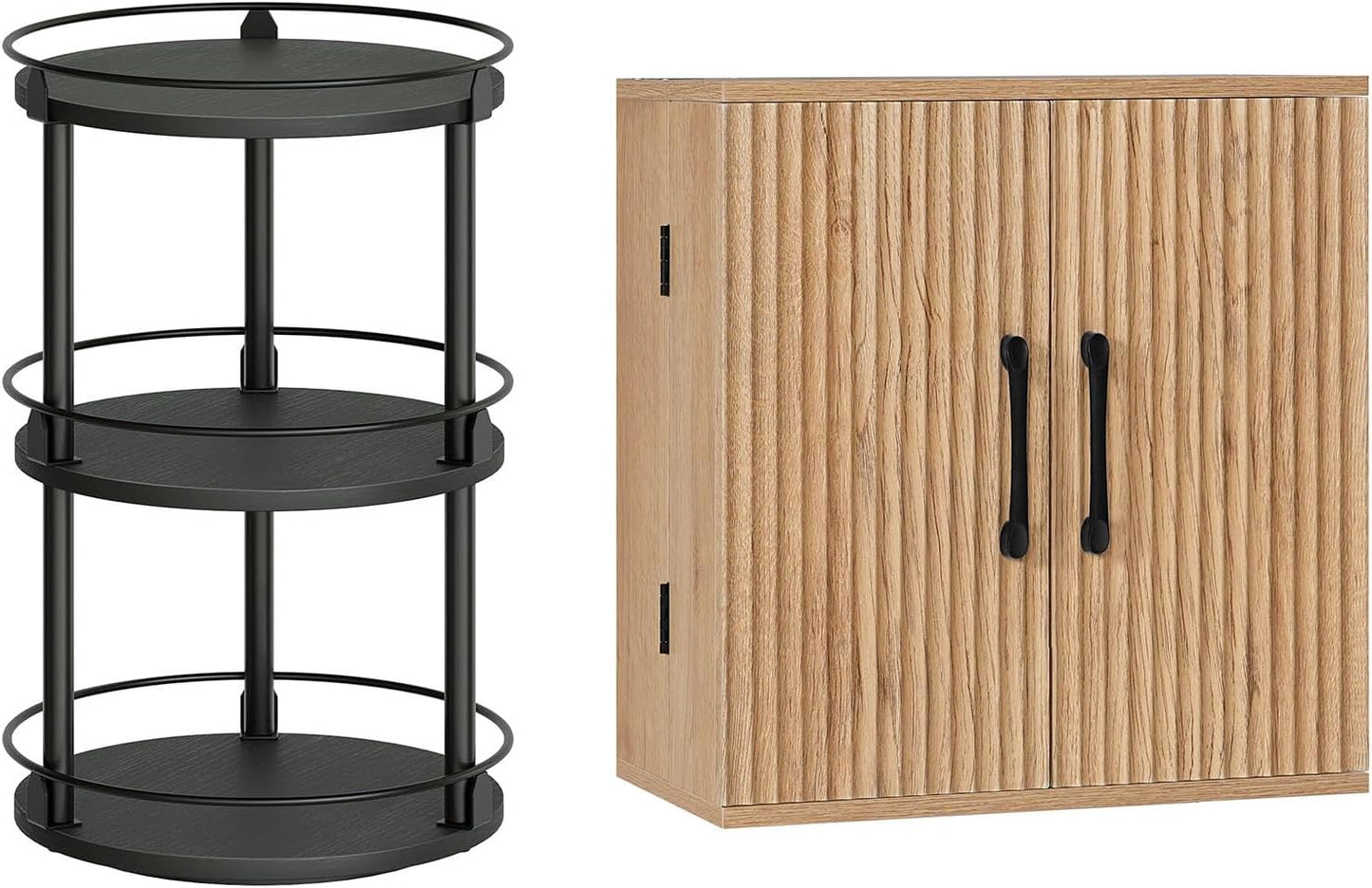Organiz. 3 niveles para baño y cocina con puertas