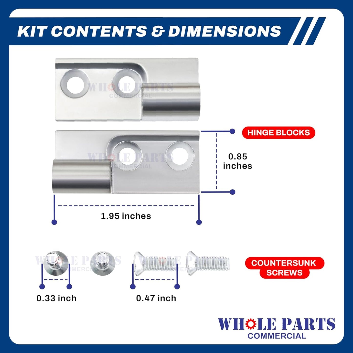 Kit bisagra secadora compatibilidad Wascomat