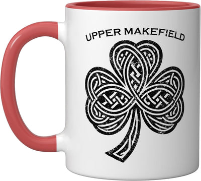 Taza Cerámica San Patricio Irlanda Rojo/Blanco