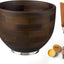 Tazón madera nogal comp Kitchen Aid 4.5-5qt base acero inox