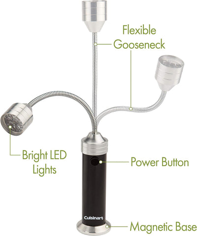 Luces LED magnéticas para parrilla pack 2