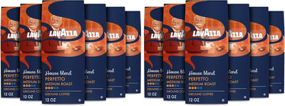 Café molido Lavazza House Blend Perfetto 6 bolsas de 12 oz tostado medio cuerpo completo