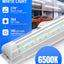 Luces LED T8 tienda 4ft 6500K 6300lm con interruptor
