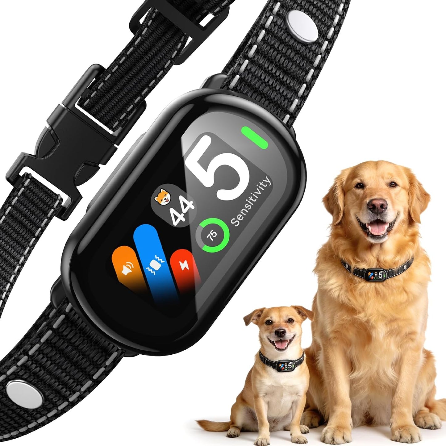 Collar antiladridos perros 5 modos IP67 impermeable