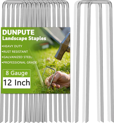 Grapas jardín 12pulg galvanizadas pack 15