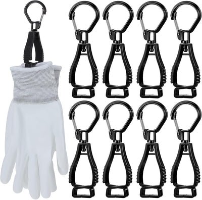 Pinzas para guantes soporte cinturón trabajo negro