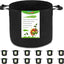 12 Pzas Bolsas Cultivo 3gal Resistentes con Asas Jardín