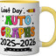 Taza Cerámica Año Escolar Final 2026 Amarillo/Blanco