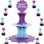 Soporte para cupcakes de araña 3 niveles con decoraciones de héroe