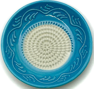Set 4 Platos Rallador Cerámica Todo en Uno Azul Claro