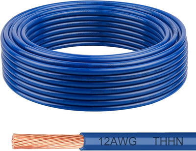 Cable eléctrico cobre trenzado OFC 12 AWG 12pulg con PVC y nailon