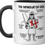 Taza Cerámica Bíblia Efesios 6 Negro/Blanco