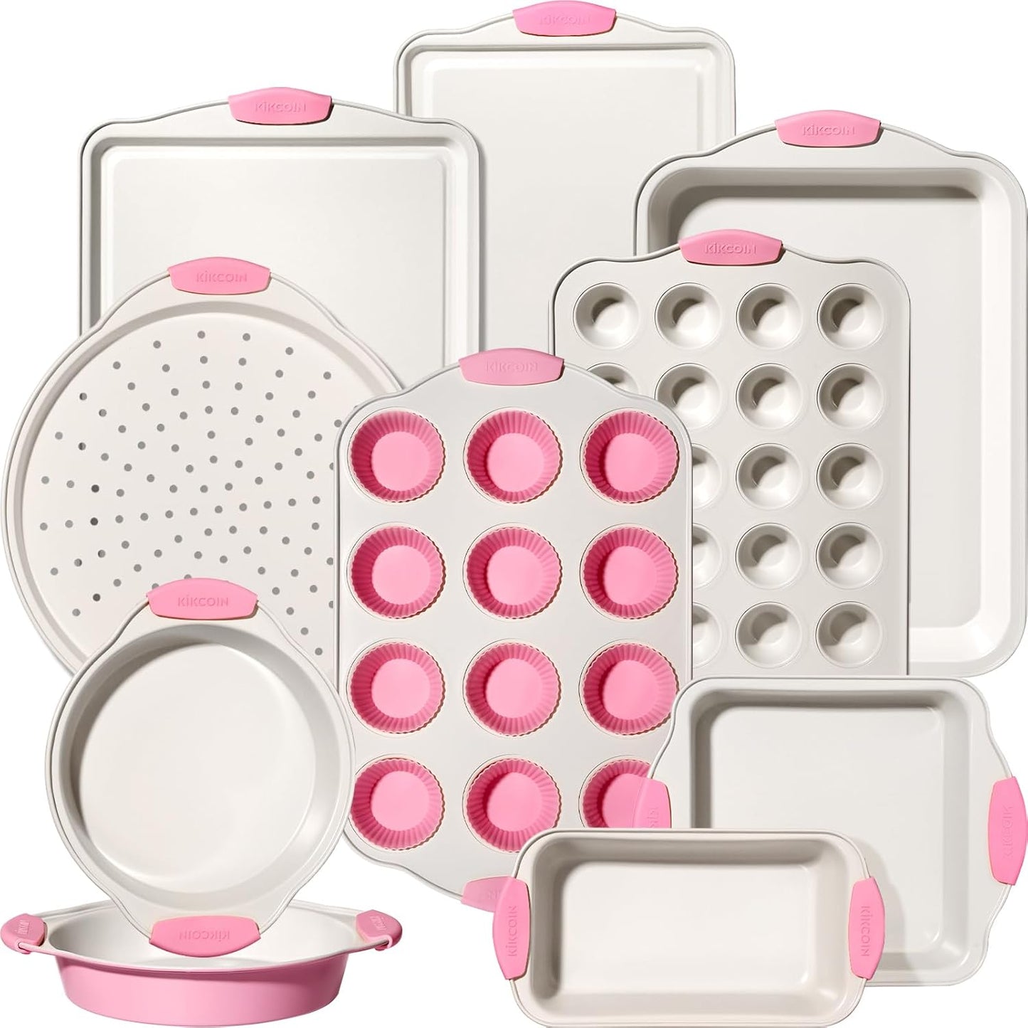 Set 22 Moldes Antiadherente Hornear Asas Silicona Apta 450°F