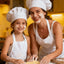 Delantal y sombrero de chef Xeoxarel ajustable con bolsillo para cocina