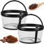 2 Filtros Café Reutilizables 4-6 Tazas Malla Nailon Asa