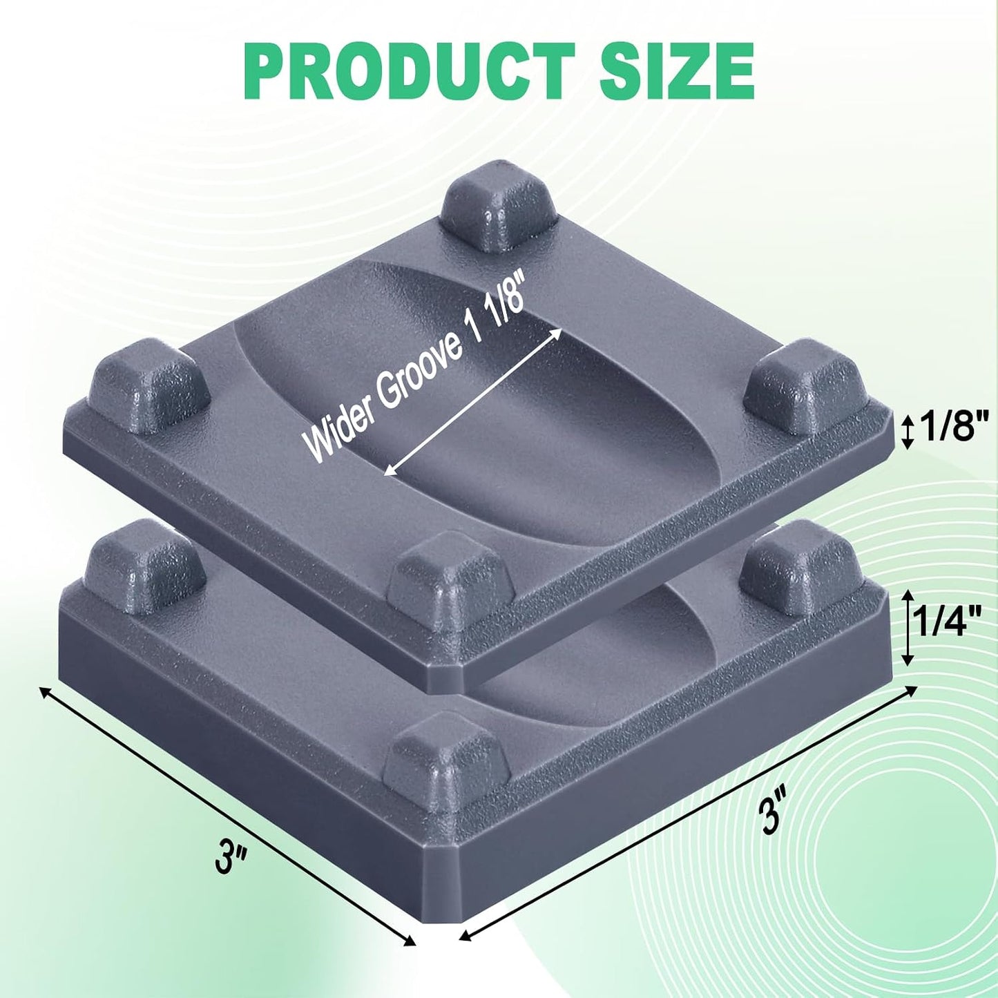 Kit 4 cuñas nivelación plancha Blackstone compacto
