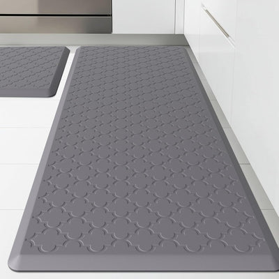 Tapete cocina antifatiga 2 pzas gris para fregadero